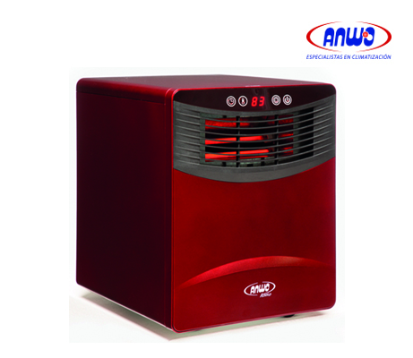 CALEFACTOR ANWO INFRARED EST-IR1500-BUV-R FILTRO UV ROJO